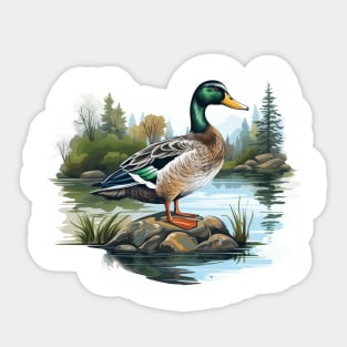 Mallard Sticker